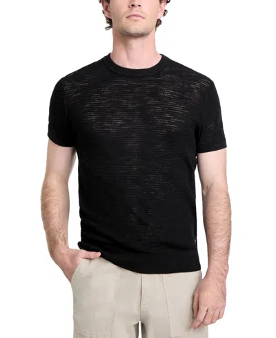 Guess Men's Goodwin Textured Short-sleeve Sweater
