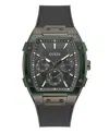 Guess Men's Grey Gunmetal Multi-function Watch, 44mm In Gray