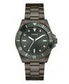 Guess Men's Gunmetal Analog Watch, 41mm In Brown