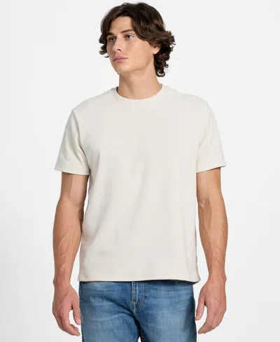 Guess Men's Hawkins Triangle Crewneck T-shirt In White