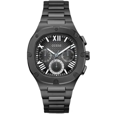 Guess Men's Headline Black Dial Watch
