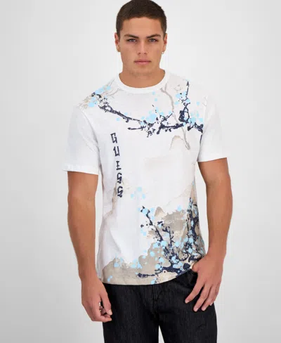 Guess Men's Japan Graphic T-shirt In White