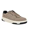 Guess Men's Jeril Casual Lace Up Fashion Sneakers In Taupe,black