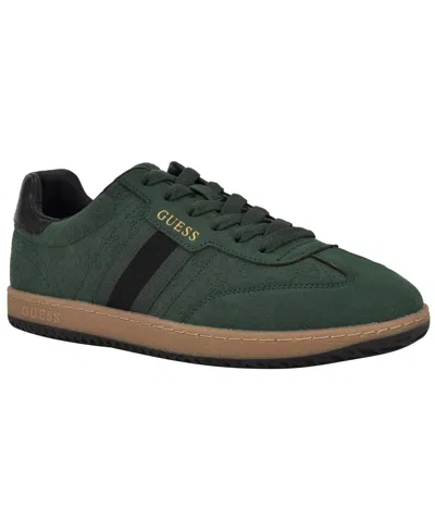 Guess Men's Kloane T-toe Fashion Lace Up Sneakers In Green