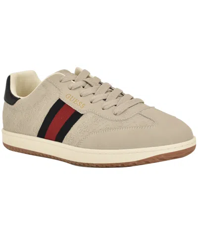Guess Men's Kloane T-toe Fashion Lace Up Sneakers In White