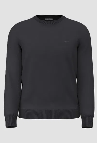 Guess Men's Knitted Collar Black
