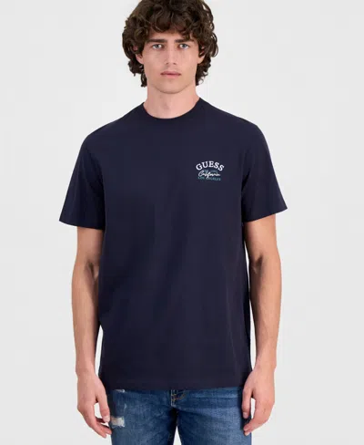 Guess Men's Lemon Circle Graphic T-shirt In Black