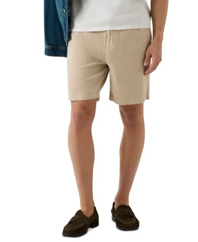 Guess Men's Linen Coast Relaxed Shorts In Neutral