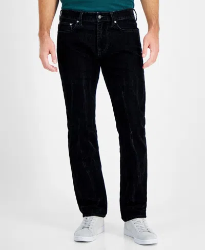 Guess Men's Mateo Straight-fit Jeans In Opulent Black