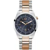 Guess Men's Max Navy Blue Dial Watch In Blue