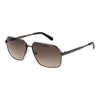 Guess Gray Men Sunglasses In Brown
