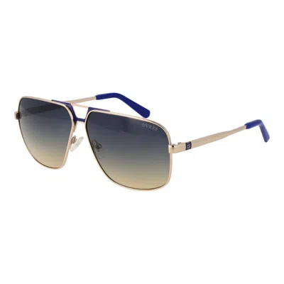 Guess Men Men's Sunglasses In Silver