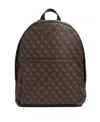Guess Men's Milano Compact Backpack In Brown,ochre