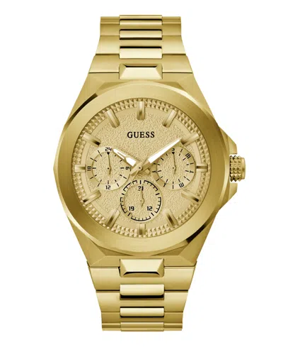 Guess Men's Multi-function Gold Steel Watch 46mm