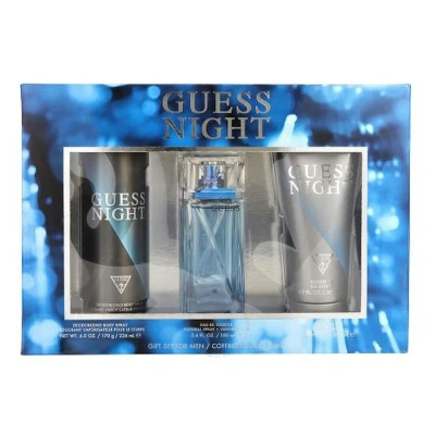 Guess Men's Night Gift Set Fragrances 085715326201 In Black