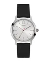 Guess Men's Nylon Strap Watch In Black