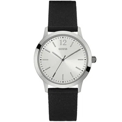 Guess Men's Nylon Strap White Dial Watch