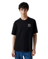 Guess Men's Patch At Chest T-shirt In Black