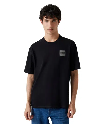 Guess Men's Patch At Chest T-shirt In Black