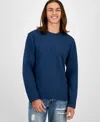 Guess Men's Quattro G Logo Crewneck Sweater In Blue