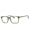 Guess Men's Rectangular Eyeglasses In Green