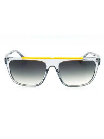Guess Transparent Men Sunglasses In Blue