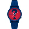 Guess Men's Red Dial Watch In Red