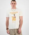 Guess Men's Regular-fit Graphic T-shirt In Butter Ice Cream