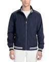 Guess Men's Regular-fit Urban Stripe Bomber Jacket In Blue