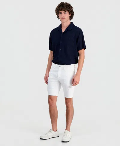 Guess Men's Regular-fit Shorts In White