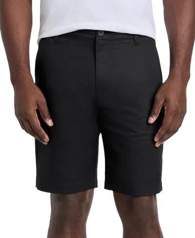 Guess Men's Relaxed-fit Clement Twill Shorts In Black