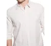 Guess Men's Relaxed Fit Long Sleeve Striped Button Front Oxford Shirt In Tan
