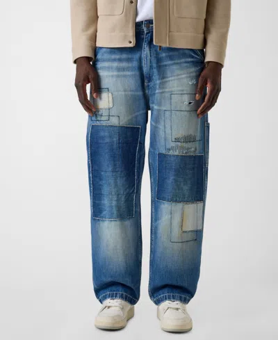 Guess Men's Relaxed-fit Wide Leg Jeans In Universal