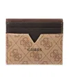 Guess Men's Rfid Quatro G Reversible Magnetic Card Case Wallet