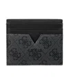 Guess Men's Rfid Quatro G Reversible Magnetic Card Case Wallet