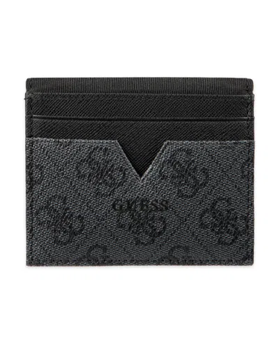 Guess Men's Rfid Quatro G Reversible Magnetic Card Case Wallet