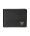 Guess Men's Rfid Tonal Slim Fold Wallet In Brown