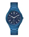 Guess Men's Scope Multifunction Blue Dial Watch In Blue