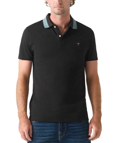 Guess Men's Seasonal Stretch Jersey Polo Shirt In Blue