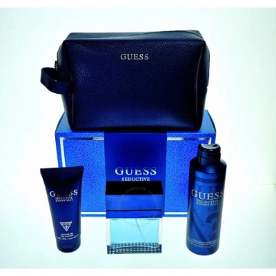 Guess Men's Seductive Homme Blue Gift Set Fragrances 085715329691 In Black / Blue