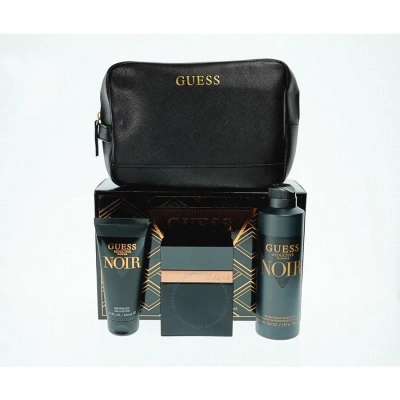 Guess Men's Seductive Homme Noir Gift Set Fragrances 085715329431 In Black / Orange
