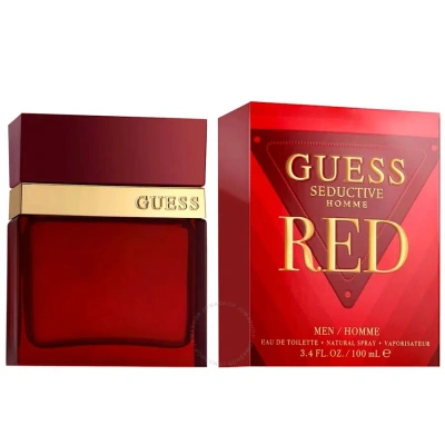 Guess Men's Seductive Red Edt Spray 3.4 oz Fragrances 085715321732 In Red   /   Red. / Lemon / Orange
