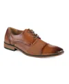 Guess Men's Shelly Cap Toe Lace Up Dress Oxfords In Medium Brown