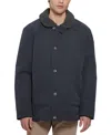 Guess Men's Sherpa Lined Coach Jacket In Thunder Cloud Multi