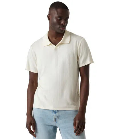 Guess Men's Short-sleeve Polo Shirt In Neutral