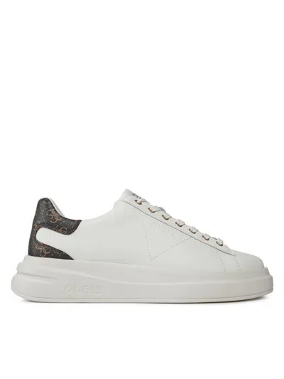 Guess Men's Sneakers  ♪ Lea12 Wbroc White/brown