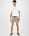 Guess Men's Solid Drawstring Swim Trunks