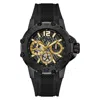 Guess Men's Sport Black Dial Watch In Black