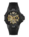 Guess Men's Sport Black Dial Watch In Black