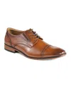 Guess Men's Sulai Cap Toe Lace Up Dress Oxfords In Medium Brown